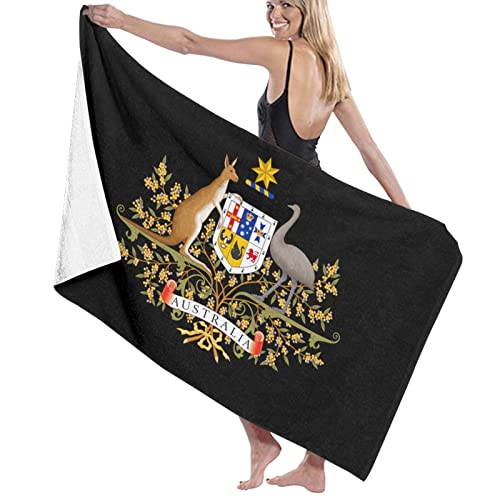 Strandtücher Wappen Von Australien Sandfest Handtuch Weich Badetuch Groß Pflegeleicht Duschtuch Für Sauna Schwimmen Strand 80x130cm Strandtücher Wappen Von Australien Sandfest Handtuch Weich Badetuch Groß Pflegeleicht Duschtuch Für Sauna Schwimmen Strand 80x130cm von CNDJSFF