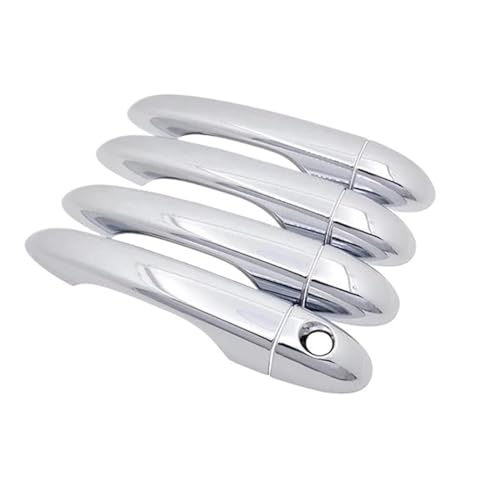 Auto Außentürgriff Für Dodge Für Dart PF Chrom Smart Türgriff Abdeckung Auto Außen Zubehör Schmücken Stil Aufkleber Auto Styling(4Handle 1 Keyhole) von CNFCNKYULP