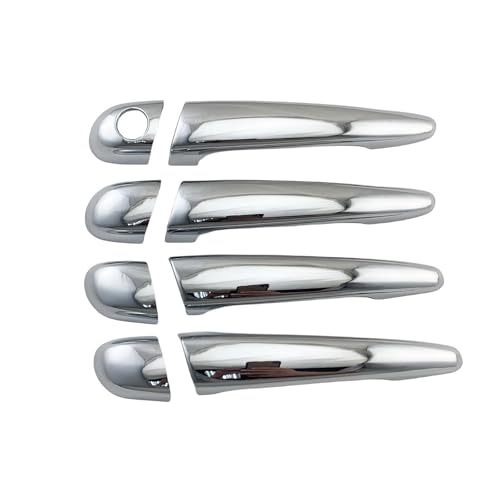 Auto Außentürgriff Für E46 Für 330 Für 330ci Für M3 1996-2005 Türgriffschalenabdeckung Verkleidungspaste Stil Linkslenker ABS Chrom(8PCS) von CNFCNKYULP