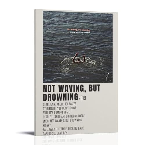 Loyle Carner Wandgemälde "Not Waving, But DrowningArt Decoration Painting Waterproof And Stain Resistant, Living Room Study Coffee Shop Wall Painting Free Installation Easy to Clean Preferred Gift von CNJJNC