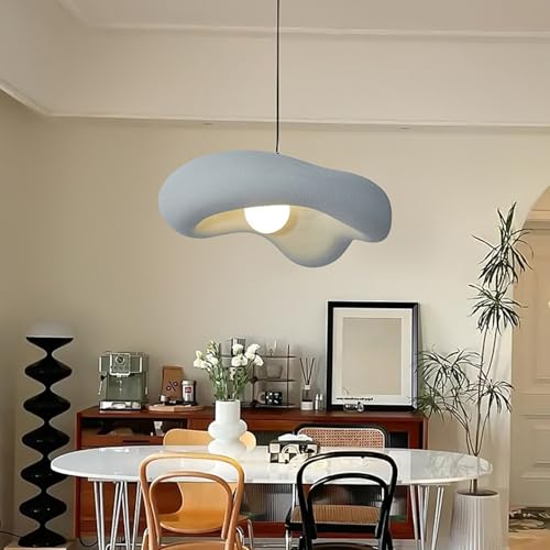 CNMKLM Moderne Pendelleuchte Wabi-Sabi Pendellampe Kreative Blumen Esszimmer Hängelampe Hängend Höhenverstellbar Esszimmerlampe Schlafzimmer Wohnbereich Kücheninsel Hängeleuchte,60 * 50 * 23CM(Gray) von CNMKLM