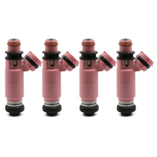 Auto Injektor-Düsen Auto-Kraftstoff-Sprühdüse Für Subaru Für JDM 565CC Rosa Kraftstoff-Injektor (4X) Marke 195500-3910 16611AA Kraftstoff-Einspritzdüsen von CNMVCJSAR