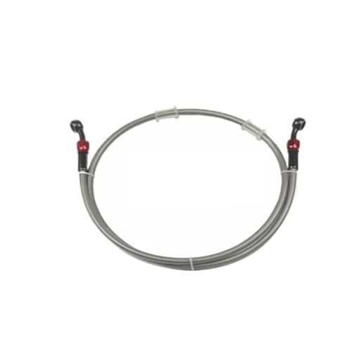 Bremsleitung Universal 10mm Banjo Rohr Linie Geflochtene Öl Schlauch 400mm - 2200mm Motorrad Hydraulische Brems Schlauch Linie Kabel 28 Grad(2000 mm) von CNMVCJSAR