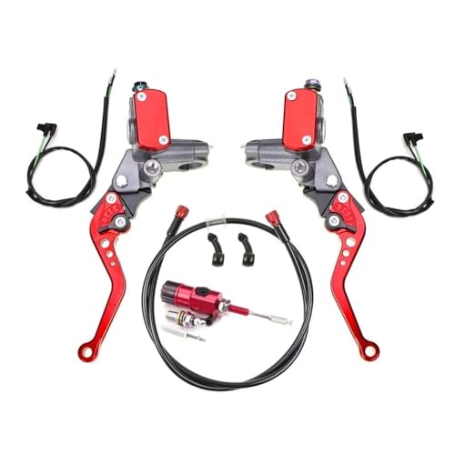 CNMVCJSAR Bremsleitung Hauptbremszylinder Bremsschlauch Motorrad Hydraulische Kupplungssatz Für(6) von CNMVCJSAR