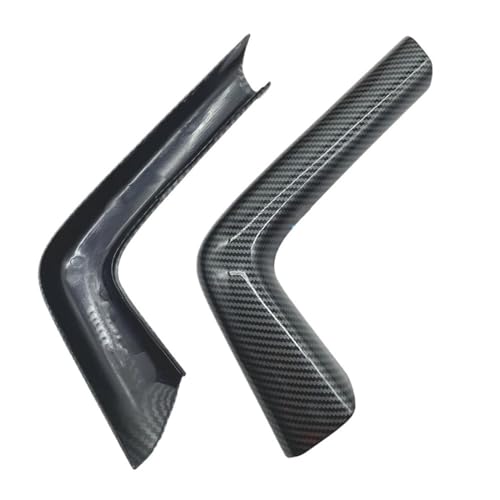 CNMVCJSAR Türgriffe Außen Für Cayenne 2018-2023 Armlehne Zentrale Konsole Bögen Schutz LHD RHD Auto Carbon Fiber Innen Tür Pull Griff Abdeckung(Console Right 2PCS) von CNMVCJSAR