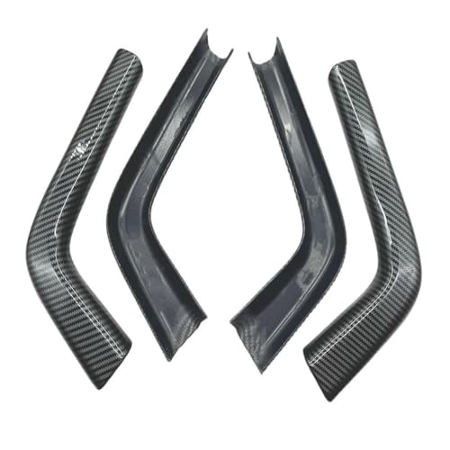 CNMVCJSAR Türgriffe Außen Für Cayenne 2018-2023 Armlehne Zentrale Konsole Bögen Schutz LHD RHD Auto Carbon Fiber Innen Tür Pull Griff Abdeckung(Left Right Side 4PCS) von CNMVCJSAR