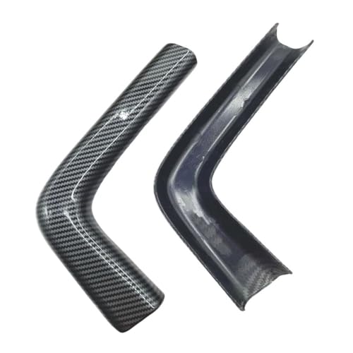 CNMVCJSAR Türgriffe Außen Für Cayenne 2018-2023 Armlehne Zentrale Konsole Bögen Schutz LHD RHD Auto Carbon Fiber Innen Tür Pull Griff Abdeckung(Left Side 2PCS) von CNMVCJSAR
