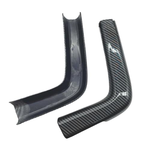CNMVCJSAR Türgriffe Außen Für Cayenne 2018-2023 Armlehne Zentrale Konsole Bögen Schutz LHD RHD Auto Carbon Fiber Innen Tür Pull Griff Abdeckung(Right Side 2PCS) von CNMVCJSAR