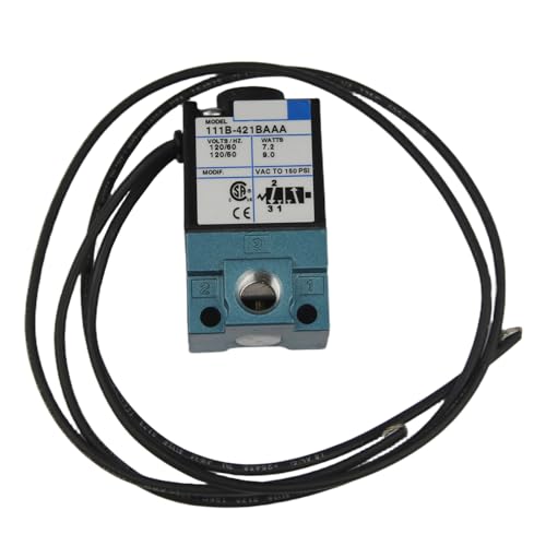 Magnetventil 3-Wege Poppet Ventil 150 PSI Kompatibel mit MAC 111B-421BAAA von CNNADA