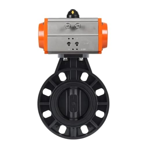 DN125 5 Zoll Federrückstellung EPDM-Gummisitz Pneumatisches Wafer-Schmetterlingsventil Luftbetriebenes UPVC-Schmetterlingsventil(PVC-Medium Pressure) von CNOYVZOXZ
