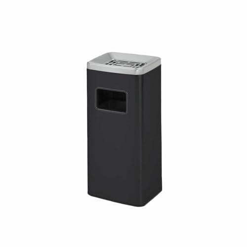 CNPRAZ RUNZE765Z Edelstahl Küche Mülleimer Mit Rauchlöscher Deckel, Seiten Öffnung Mülleimer Für Home Office, Papierkorb, Modernes Design Abfallbehälter von CNPRAZ