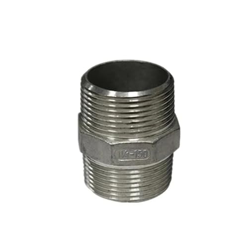 1/2" BSP Male to Male Thread Hex Nipple Threaded Reducer Pipe Fitting Stainless Steel 201 1/2" BSP Male to Male Thread Hex Nipple Threaded Reducer Pipe Fitting Stainless Steel 201 von CNTUSRXT