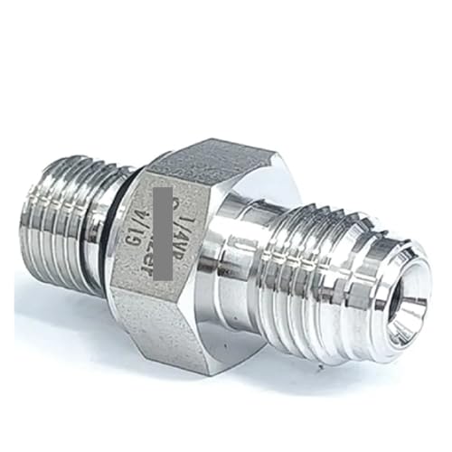 1/4" BSPP Male To 1/4" VCR Male Nipple SUS316L Stainless Steel Pipe Fitting Coupler Connector 1/4" BSPP Male To 1/4" VCR Male Nipple SUS316L Stainless Steel Pipe Fitting Coupler Connector von CNTUSRXT