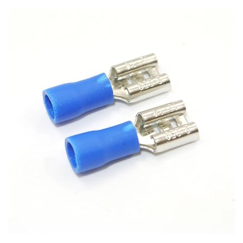 1000 pcs FDD2-250 16-14 AWG 6.3mm Blue Female Insulated Electrical Spade Connector Terminals Wire Crimp von CNTUSRXT