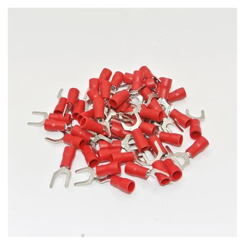 1000PCS SV1.25-3.2 Crimp Spade Wire Connector 22~16AWG #4 Fork Terminal Insulated Terminal For 0.5-1.5mm2 Cable Wires von CNTUSRXT