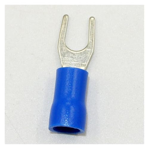 1000PCS SV2-4 Crimp Spade Wire Connector 16~14AWG #8 27AMP Blue Fork Terminal von CNTUSRXT