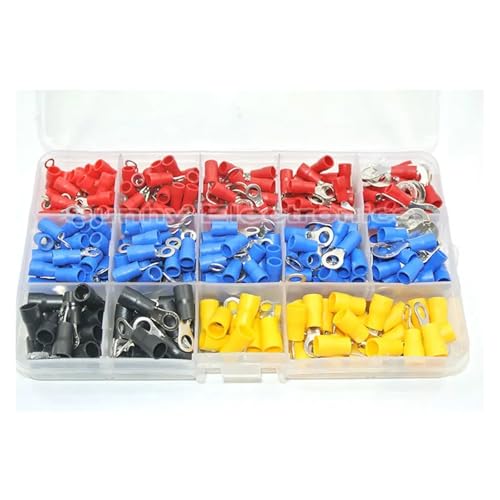 14 Types 320pcs Assorted Insulated Ring Wire Connectors Electrical Crimp Terminals von CNTUSRXT