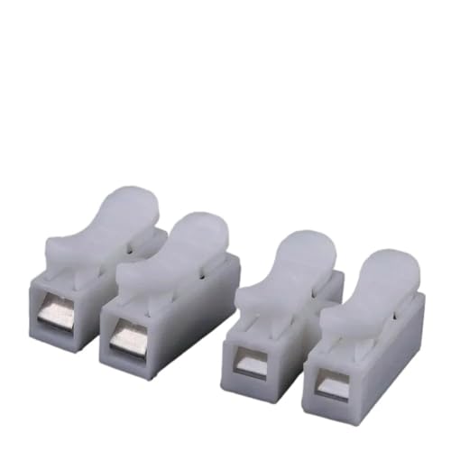 20Pcs CH2 Spring Quick Wire Connector Cable Clamp Terminal Block LED Strip Light Replace Electrical Tape Cable Clamp von CNTUSRXT