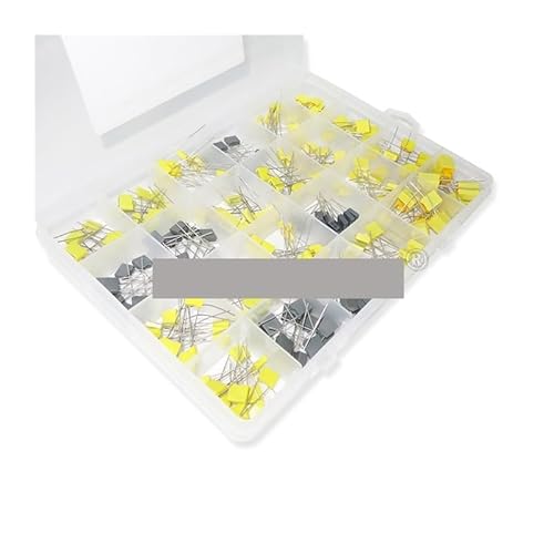 240PCS- 24Values*10Pcs Correction Capacitor Assorted Kit 63V-100V 102J-105J Polypropylene Film Capacitors Capacitance Meters von CNTUSRXT