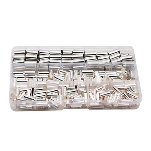 240PCS Wire Copper Crimp Fitting Ferrules,AWG 4,6,8,10 Non Insulated Cable Housing Ferrule Pin Cord End Terminal Kit von CNTUSRXT