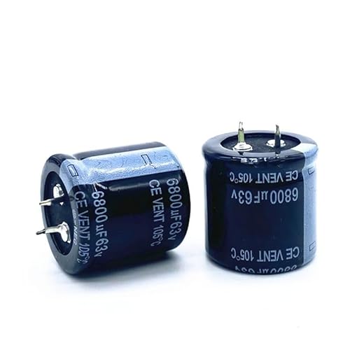 2Pcs 63v6800uf Radial DIP Aluminum Electrolytic Capacitors 63v 6800uf Tolerance 20% size 30x35 20% Capacitance Meters von CNTUSRXT