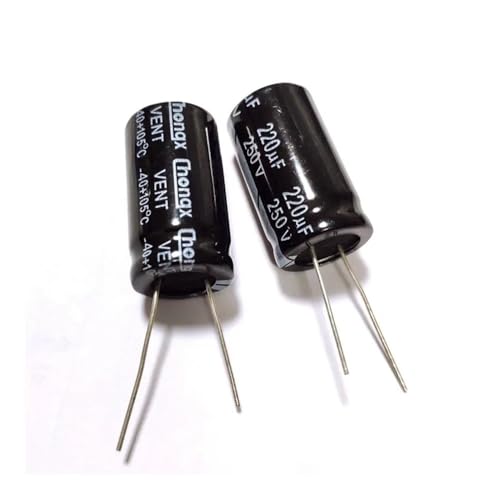 2pcs 220uF 250V 220MFD 250Volt Aluminum Electrolytic Capacitor 18 * 30mm Radial 220mf250v 220uf250v 250v220mf 250v220uf Capacitance Meters von CNTUSRXT