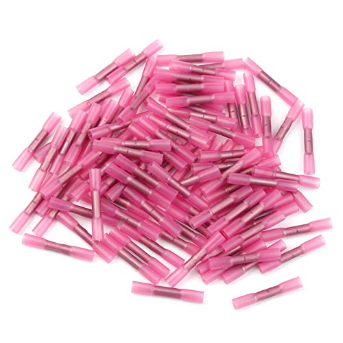 50PCS Heat Shrink Terminals Insulated&Waterproof Seal Butt Electrical Wire Crimp/Shrinkable Terminal Connector Set 22-18 von CNTUSRXT