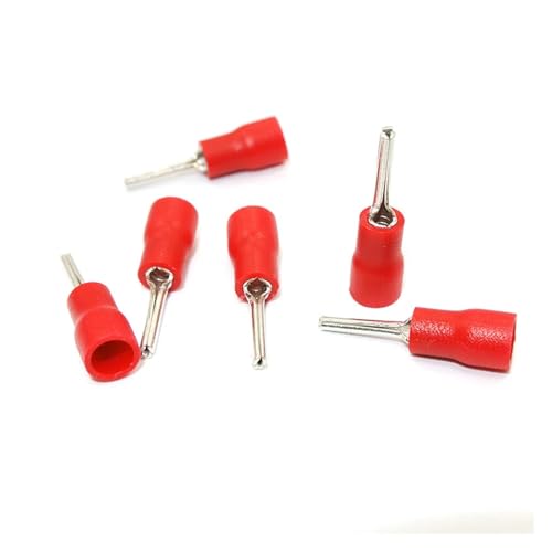 50pcs 22-16AWG Insulated Pin Terminals Electrical Splice Crimp Connector Auto Wiring von CNTUSRXT