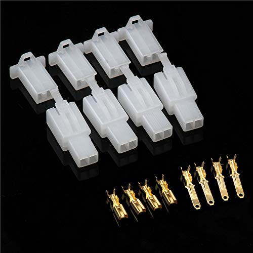 60PC 2.54mm Connector Set Electrical Cable Jumper Wire Pin Header Housing Male/Female 2Pin Terminal Connector Kit von CNTUSRXT