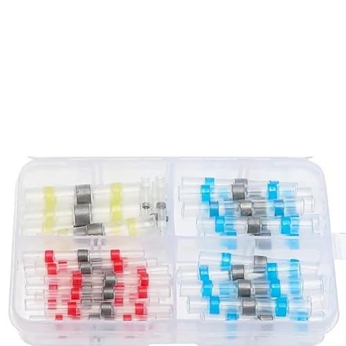 60PCS Solder Seal Wire Connector Boxed 3:1 Heat Shrink Sealed Insulated Butt Splice Terminal Waterproof Butt Connectors Kit 60PCS Solder Seal Wire Connector Boxed 3:1 Heat Shrink Sealed Insulated Butt Splice Terminal Waterproof Butt Connectors Kit von CNTUSRXT