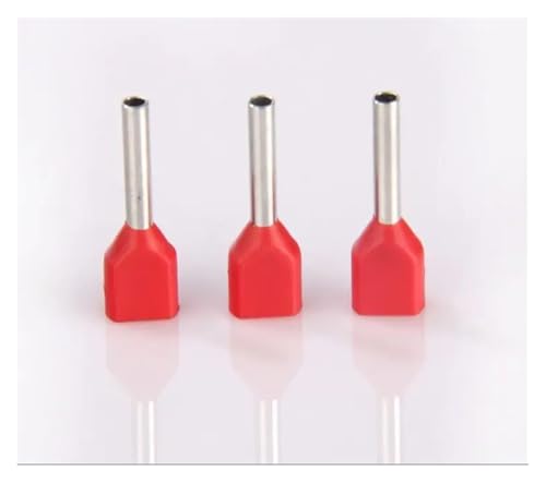 TE1008 Dual Entry Terminal Bootlace Ferrules Terminal For 2 X 18 AWG 2 X 1.0mm Wire 2.8mm of Pin Length von CNTUSRXT