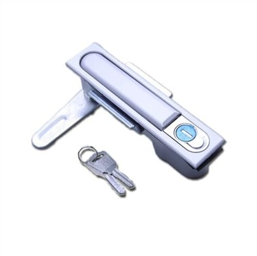 Zink-legierung Schlösser Industrielle Maschine Werkzeug Ausrüstung Power Verteilung Box Schalter Mailbox Schlösser Und Schlüssel Möbel 1Pcs(A set-Silver-Zinc) von CNWTNCSH