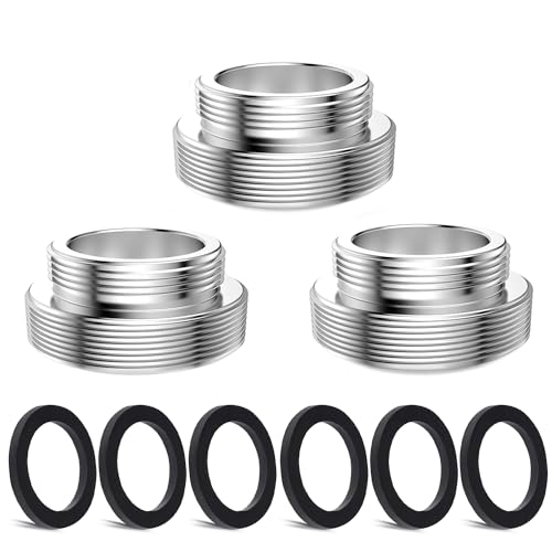 3 Stk CNYMANY Wasserhahn-Adapter, Männlich M22mm Auf Männlich M32mm Für Küchenbelüfter Waschbecken Gartenschlauch Anschließen Wasserfilter Standardschlauch Über Umsteller 3 Stk CNYMANY Wasserhahn-Adapter, Männlich M22mm Auf Männlich M32mm Für Küchenbelüfter Waschbecken Gartenschlauch Anschließen Wasserfilter Standardschlauch Über Umsteller von CNYMANY