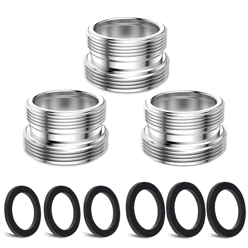 3 Stk Wasserhahn-Adapter, Männlich M22mm auf Männlich M20mm Feine Schnur Adapter für Küchenbelüfter Waschbecken-Wasserhahn-Adapter Gartenschlauch anschließen Wasserfilter Standardschlauch 3 Stk Wasserhahn-Adapter, Männlich M22mm auf Männlich M20mm Feine Schnur Adapter für Küchenbelüfter Waschbecken-Wasserhahn-Adapter Gartenschlauch anschließen Wasserfilter Standardschlauch von CNYMANY