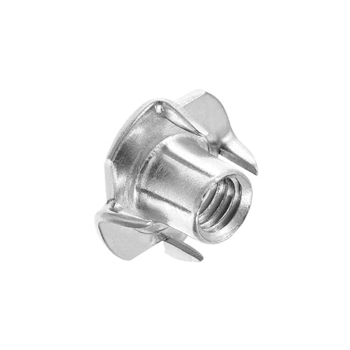 100 stücke Kohlenstoffstahl Vier Krallenmutter Lautsprecher T-Mutter Blind Vierzackige Insert for Holzmöbel Hardware(M6) von CNYUON