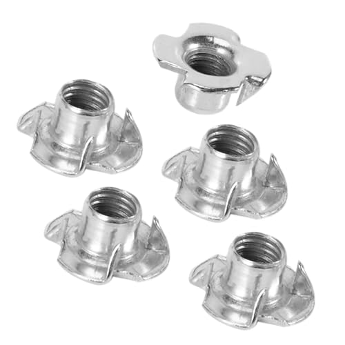 200 stücke M8 Vier Krallen Mutter T-mutter Blind Pronged Insert for Holz Möbel Hardware von CNYUON