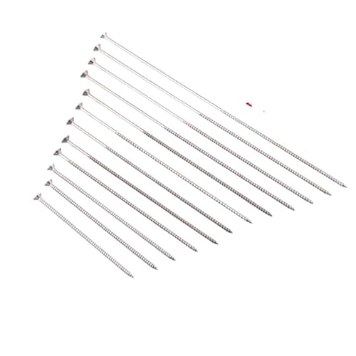 30 Stück M4 selbstschneidende Eisenschrauben for die Zimmerei, Flachkopf-Kreuzschlitzschrauben, Montageschrauben for Holzterrassenmöbelboxen(M4x180mm) von CNYUON