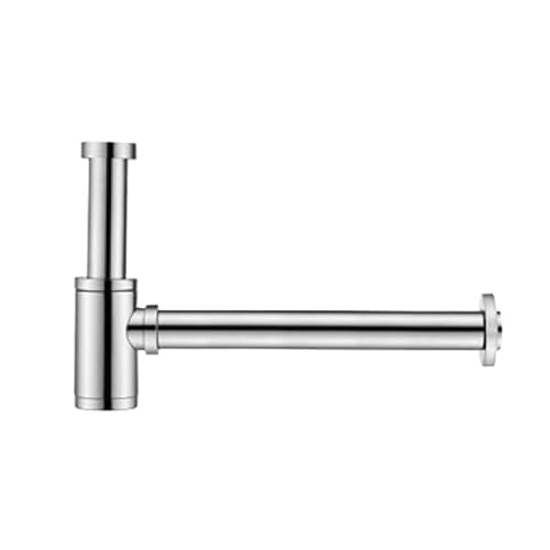 Badezimmer-Waschtisch-P-Trap-Abfluss Edelstahl-Spülbecken-Flaschensiphon Zubehör for Sanitärarmaturen Für Waschbecken von CNYUON