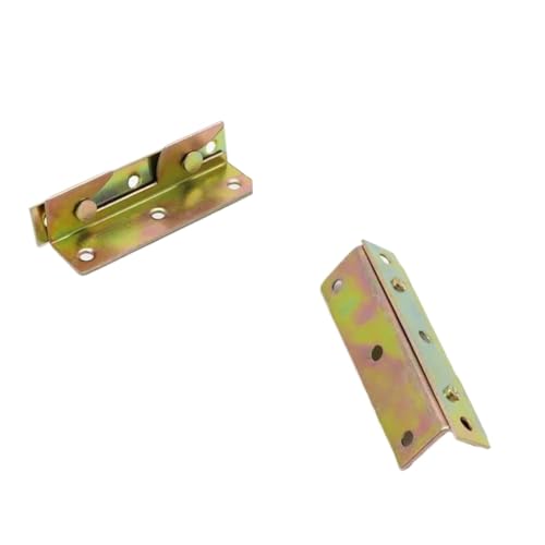 CNYUON 10 stücke Bett Schiene Halterung Klammern Fitting Anschlüsse Verschluss Ecke Bett Scharnier Heavy Duty von CNYUON