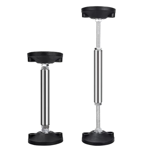 CNYUON 2-teiliges Teleskop-Stützstangen-Set aus Edelstahl, Handheber, Schrankstützstange, 300 kg belastbar, hohe Härte, Spülbeckenstütze für Waschbecken von CNYUON