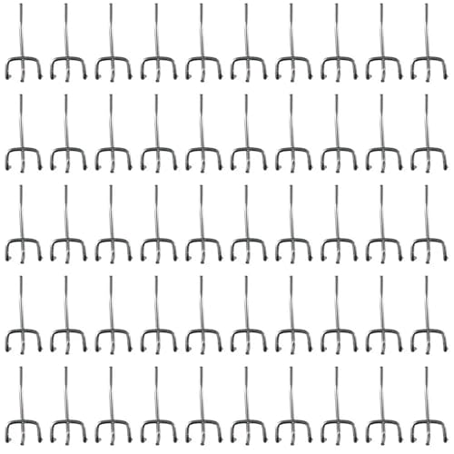 CNYUON 50Pcs Pegboard Haken Grid Wand Mesh Display Shop Peg Waren Regal Panel Hause Lagerung Hängen von CNYUON