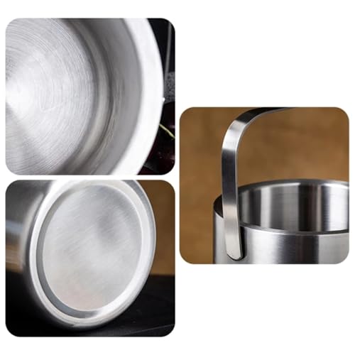 EisküBel Ice Buckets 1300ML Capacity Convenient Ice Caddies With Handle&Cover Unique Ice Container FüR Die Eislagerung EisküBel Ice Buckets 1300ML Capacity Convenient Ice Caddies With Handle&Cover Unique Ice Container FüR Die Eislagerung von CNYUON
