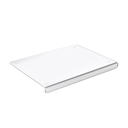 Transparentes Schneidebrett Schneidebrett mit Gegenlippe, transparente Schneidebretter for die Küchentheke, rutschfest, großes Schneidebrett, Arbeitsplattenschutz Zum Schneiden Von Lebensmitteln(350x3 von CNYUON