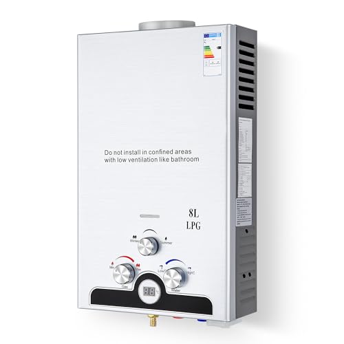 CO-Z 8L Gasdurchlauferhitzer LPG mit Sommer-Winter-Muster Tankless Warmwasserbereiter Tragbar Durchlauferhitzer Warmwasserspeicher Heißwasserbereiter Tankless Instant Boiler 13,6 Kw CO-Z 8L Gasdurchlauferhitzer LPG mit Sommer-Winter-Muster Tankless Warmwasserbereiter Tragbar Durchlauferhitzer Warmwasserspeicher Heißwasserbereiter Tankless Instant Boiler 13,6 Kw von CO-Z