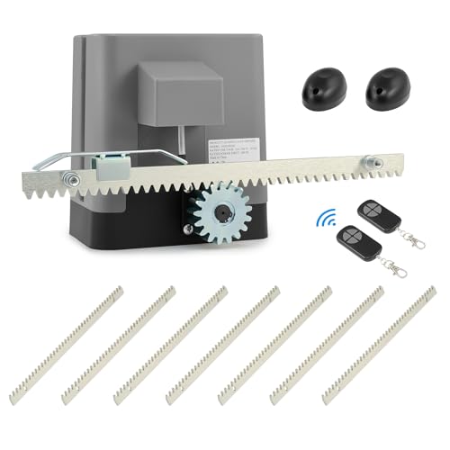 CO-Z Elektrischer Schiebetorantrieb Toröffner 280W Schiebetor Toröfffner Torantrieb Toröfffner Set Tor Antrieb Fernbedienungen bis 600kg von CO-Z