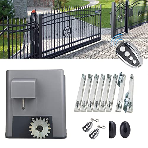 CO-Z Schiebetorantrieb 280W Toröffner mit Fernbedienung Garagentoröffner Torantrieb Schiebetor Toröffner Tor Antrieb Sliding Gate Opener bis 600 kg oder 12M Schiebetor (Schiebetorantrieb Toröffner) von CO-Z