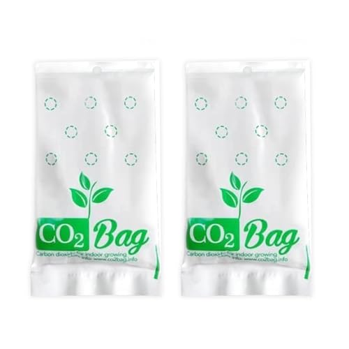 CO2Bag für kräftiges Pflanzenwachstum (2er Pack - Größe M) – verbessert Geschmack, Farbe und Ertrag der Ernte – kompakt, wartungsfrei und sicher – für Gewächshäuser bis 10 m² von CO2Bag