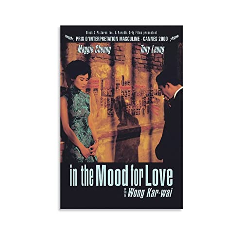 Filmposter "In The Mood For Love", klassisches Filmposter, dekoratives Gemälde, Leinwand, Wandkunst, Wohnzimmer, Schlafzimmer, Gemälde, 40 x 60 cm von COAC