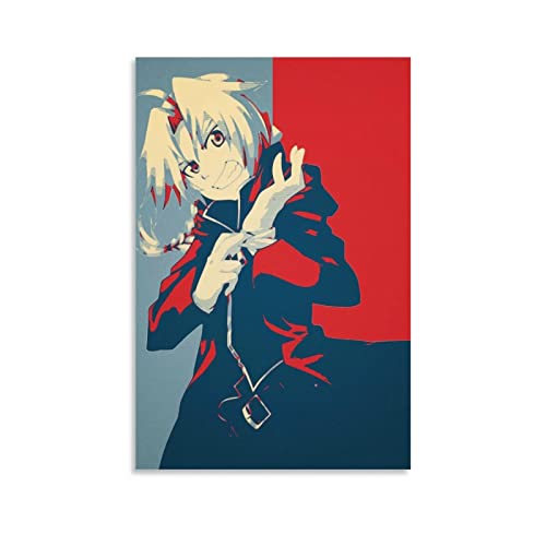 Fullmetal Alchemist Anime-Poster Edward Leinwand-Kunstposter und Wandkunstdruck, modernes Familienschlafzimmerdekor-Poster, 30 x 45 cm von COAC