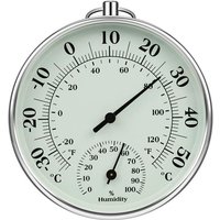 10 cm Innen-/Außenthermometer mit Feuchtigkeitsmesser Innen-/Außenlufttemperatur-Monitor Klimaanlage Feuchtigkeitsthermometer Messgeräte von COAVAS